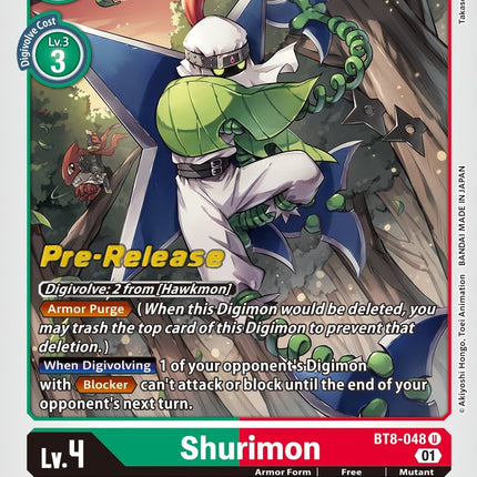 Shurimon [BT8-048] [New Awakening Pre-Release Cards]