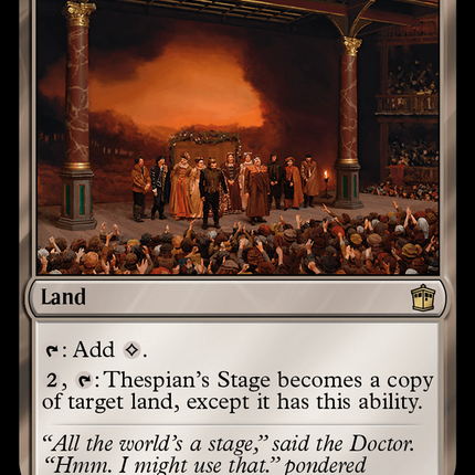 Thespian's Stage (Surge Foil) [Doctor Who]