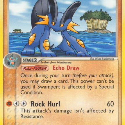 Swampert (27/100) (Theme Deck Exclusive) [EX: Crystal Guardians]