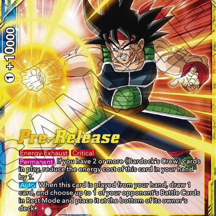 Bardock, Saiyan Warrior (BT18-146) [Dawn of the Z-Legends Prerelease Promos]