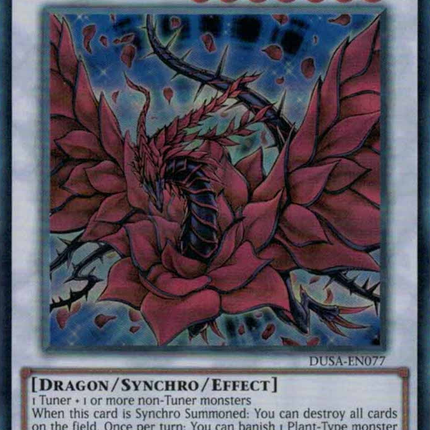 Black Rose Dragon [DUSA-EN077] Ultra Rare