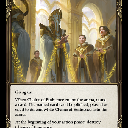 Chains of Eminence [ARC162-S] (Arcane Rising)  1st Edition Rainbow Foil
