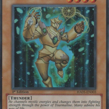 Gem-Knight Tourmaline [HA05-EN003] Super Rare