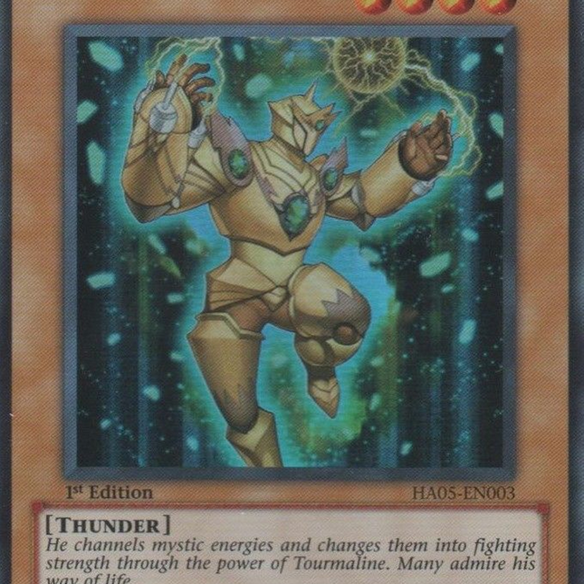 Gem-Knight Tourmaline [HA05-EN003] Super Rare