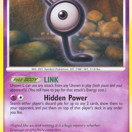 Unown L (91/106) [Diamond & Pearl: Great Encounters]