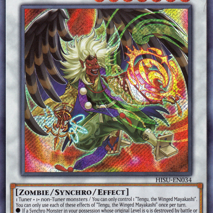 Tengu, the Winged Mayakashi [HISU-EN034] Secret Rare