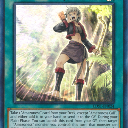 Amazoness Call (Blue) [LDS1-EN024] Ultra Rare