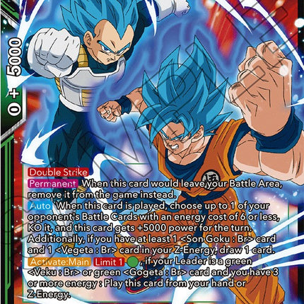 SSB Son Goku & SSB Vegeta, Team Attack (BT19-080) [Fighter's Ambition] –  TokenMTG