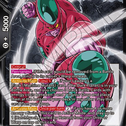 Hatchhyack, Saiyan Exterminator (EX21-13) [5th Anniversary Set]
