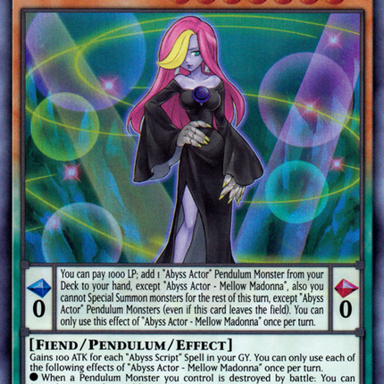 Abyss Actor - Mellow Madonna [LED3-EN045] Super Rare