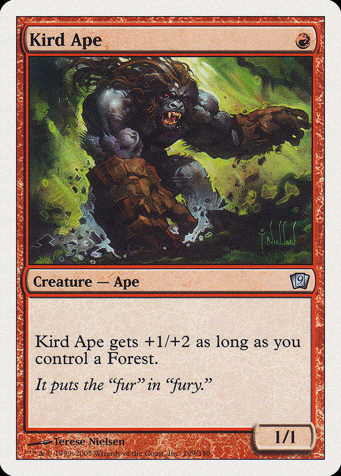 Kird Ape (9th Edition) [Oversize Cards] – TokenMTG