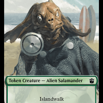 Alien // Alien Salamander Double-Sided Token [Doctor Who Tokens]