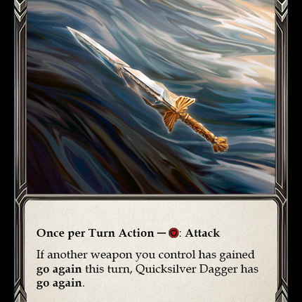 Quicksilver Dagger [DYN069] (Dynasty)  Rainbow Foil