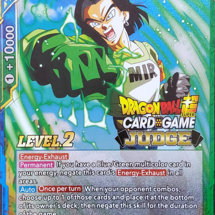 Android 17, Protector of Wildlife (Level 2) (BT8-120) [Judge Promotion Cards]