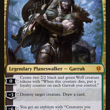 Garruk, Cursed Huntsman [Throne of Eldraine]