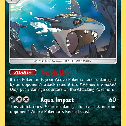 Sharpedo (82/149) (Cosmos Holo) (Blister Exclusive) [Sun & Moon: Base Set]