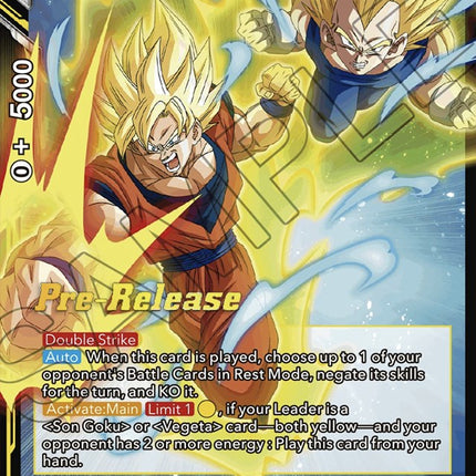 SS Son Goku & SS Vegeta, Ultimate Duo (BT20-096) [Power Absorbed Prerelease Promos]