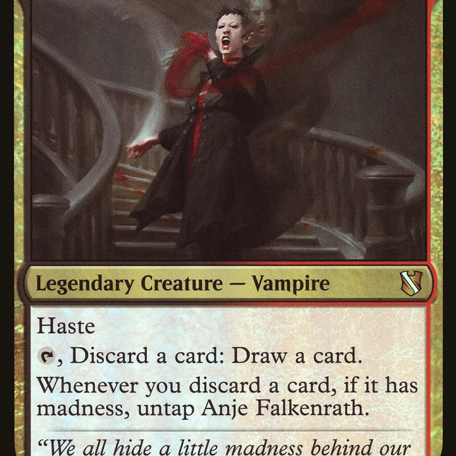 Anje Falkenrath (Oversized) [Commander 2019 Oversized]