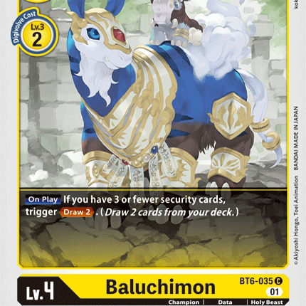 Baluchimon [BT6-035] [Double Diamond]