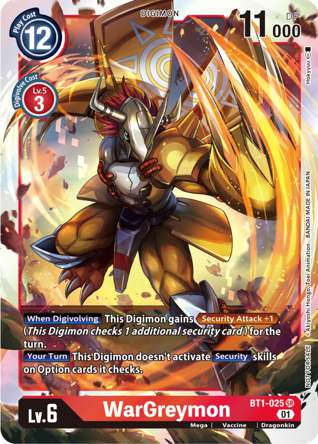WarGreymon [BT1-025] (ST-11 Special Entry Pack) [Release Special Boost –  TokenMTG
