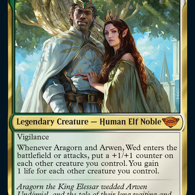 Aragorn and Arwen, Wed [The Lord of the Rings: Tales of Middle-Earth]
