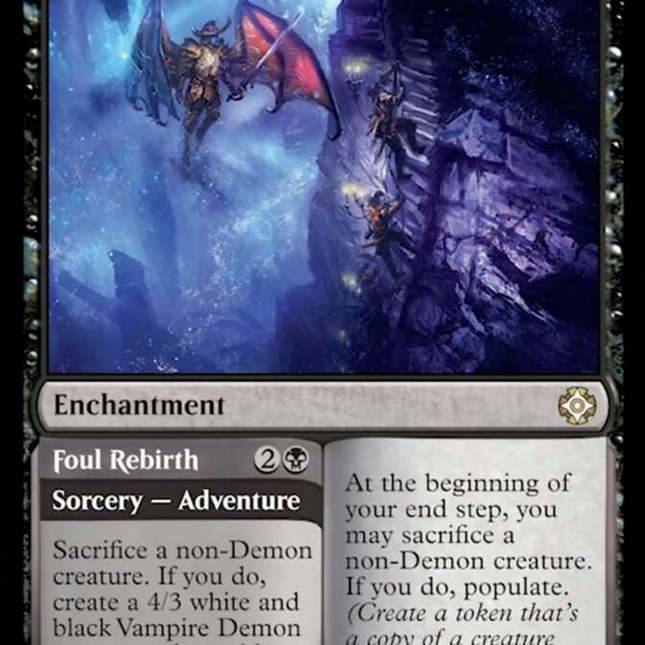 Promise of Aclazotz // Foul Rebirth [The Lost Caverns of Ixalan Commander]