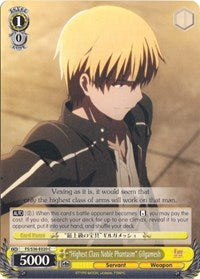 Highest Class Noble Phantasm" Gilgamesh (FS/S36-E020 C) [Fate/Stay Ni TokenMTG Highest Class Noble Phantasm" Gilgamesh (FS/S36-E020 C) [Fate/Stay Ni TokenMTG
