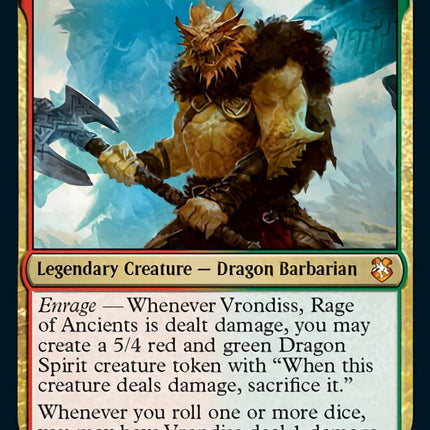 Vrondiss, Rage of Ancients [Dungeons & Dragons: Adventures in the Forgotten Realms Commander]