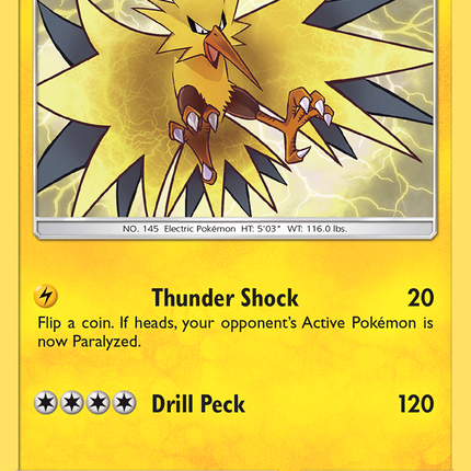 Zapdos (SM145) [Sun & Moon: Black Star Promos]