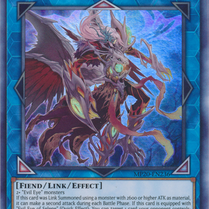 Zerrziel, Ruler of the Evil Eyed [MP20-EN236] Super Rare