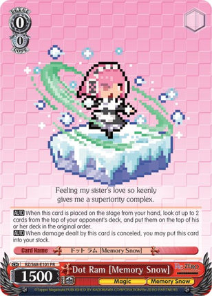 Dot Ram [Memory Snow] (RZ/S68-E101 PR) [Re:ZERO Memory Snow]