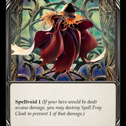 Spell Fray Cloak [DYN237] (Dynasty)  Rainbow Foil