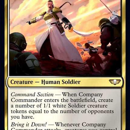 Company Commander (Surge Foil) [Warhammer 40,000]