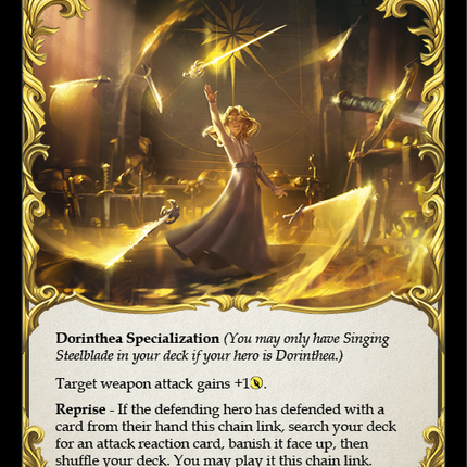 Singing Steelblade [WTR121-S] (Welcome to Rathe)  Alpha Print Normal