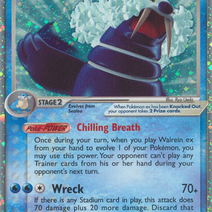 Walrein ex (99/108) [EX: Power Keepers]