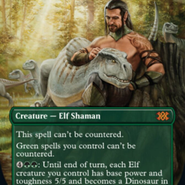 Allosaurus Shepherd (Borderless Alternate Art) [Double Masters 2022]