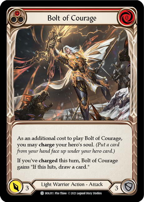 Bolt of Courage [BOL011] (Monarch Boltyn Blitz Deck)