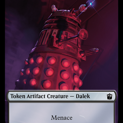 Dalek // Food (0025) Double-Sided Token [Doctor Who Tokens]