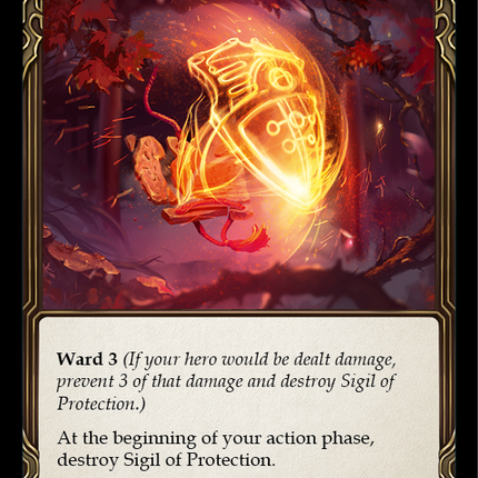 Sigil of Protection (Yellow) [UPR219] (Uprising)  Rainbow Foil