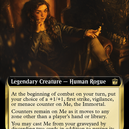 Me, the Immortal (Extended Art) (Surge Foil) [Doctor Who]