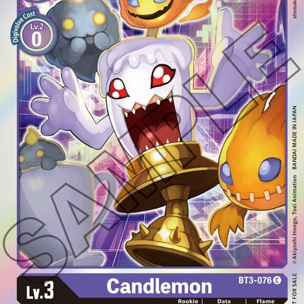Candlemon [BT3-076] (Event Pack 1) [Release Special Booster Promos]
