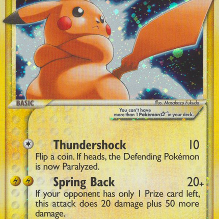 Pikachu Star (104/110) [EX: Holon Phantoms]