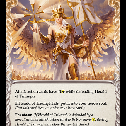 Herald of Triumph (Red) [U-MON008-RF] (Monarch Unlimited)  Unlimited Rainbow Foil