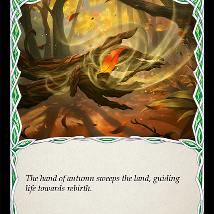 Autumn's Touch (Red) [ELE128] (Tales of Aria)  1st Edition Normal