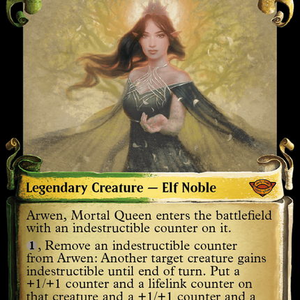 Arwen, Mortal Queen [The Lord of the Rings: Tales of Middle-Earth Showcase Scrolls]