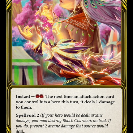 Shock Charmers (Golden) [FAB054] (Promo)  Cold Foil