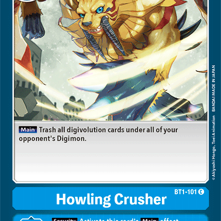 Howling Crusher [BT1-101] [Release Special Booster Ver.1.5]