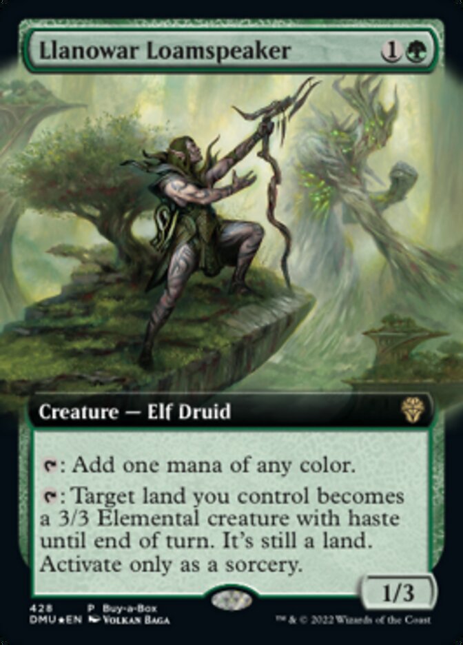 Magic: The Gathering Llanowar Elves Card - Dominaria Set, Green Creature Collectible (Single Card)