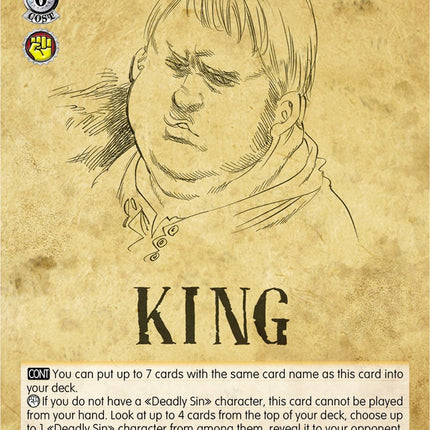 Wanted Poster (SDS/SX03-022d U) [The Seven Deadly Sins]