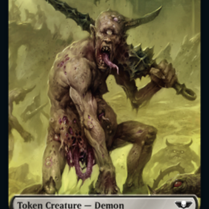 Spawn // Plaguebearer of Nurgle Double-Sided Token [Warhammer 40,000 T –  TokenMTG